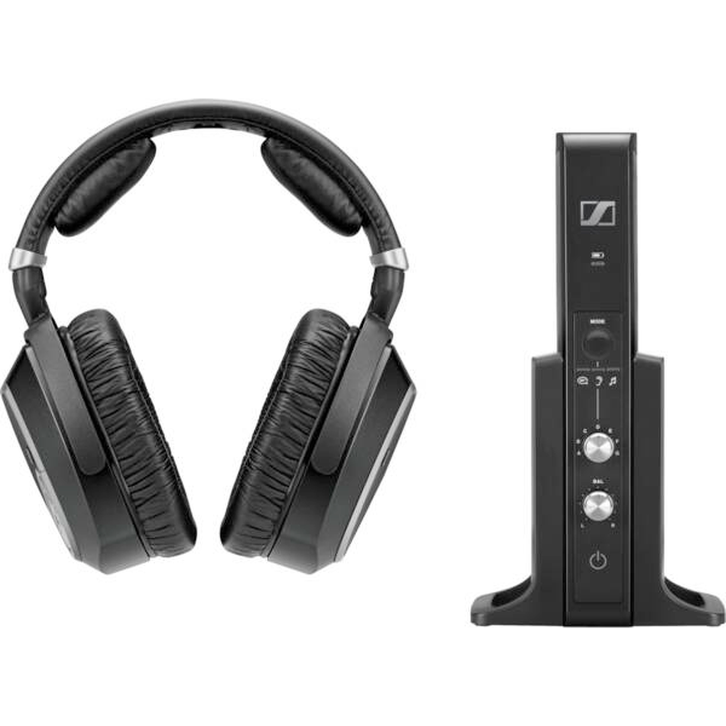 Sennheiser RS 195 Funkkopfhörer-System Lieferumfang Kopfhörer und Sendestation