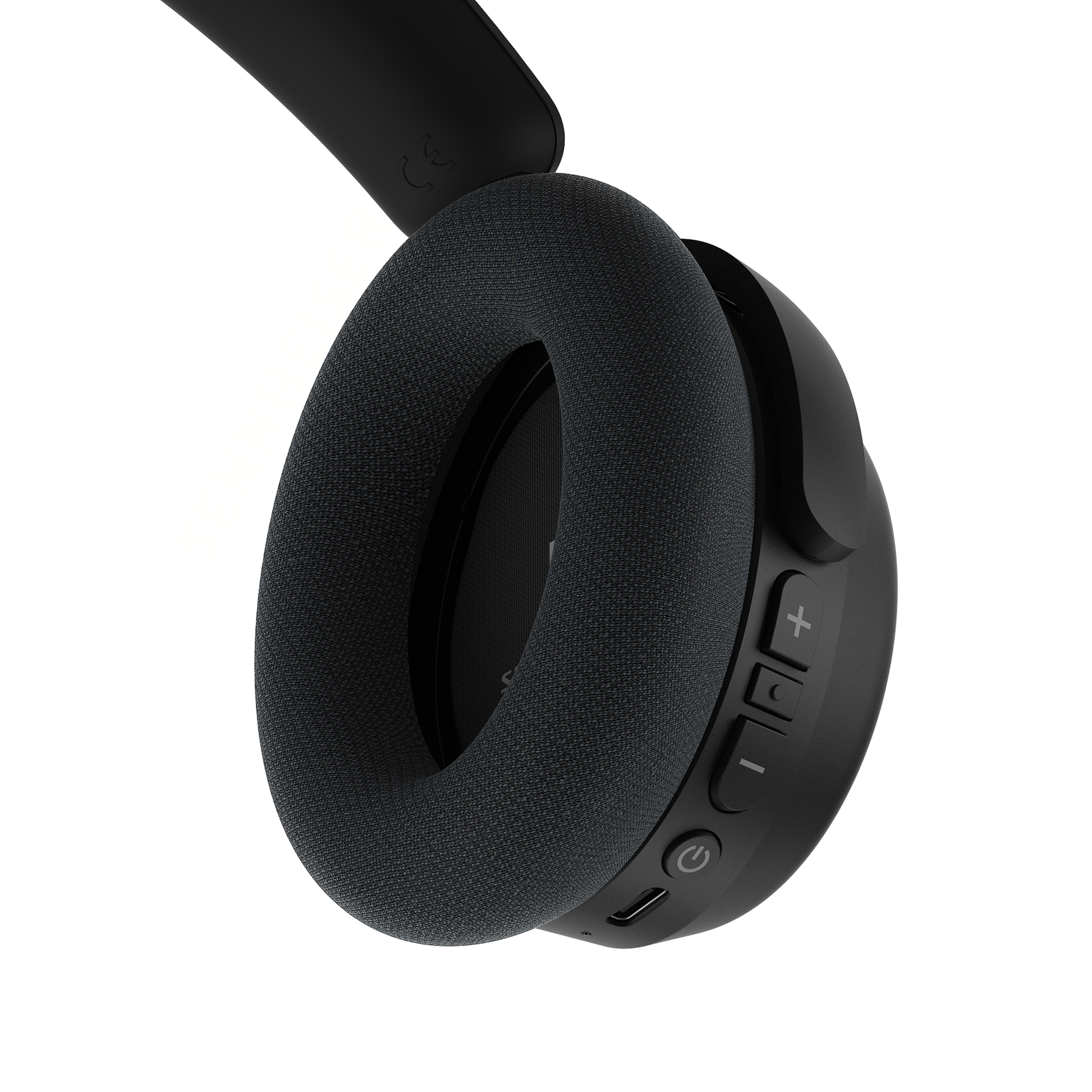 Sennheiser RS 275 TV-Funkkopfhörer-System Detailansicht Ohrmuschel mit Bedientasten