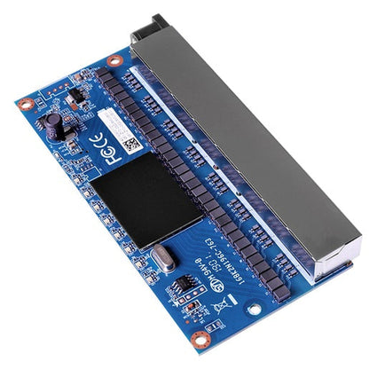 Silent Angel Bonn N8 Netzwerk-Switch Detailansicht der Platine mit acht Ethernet-Ports