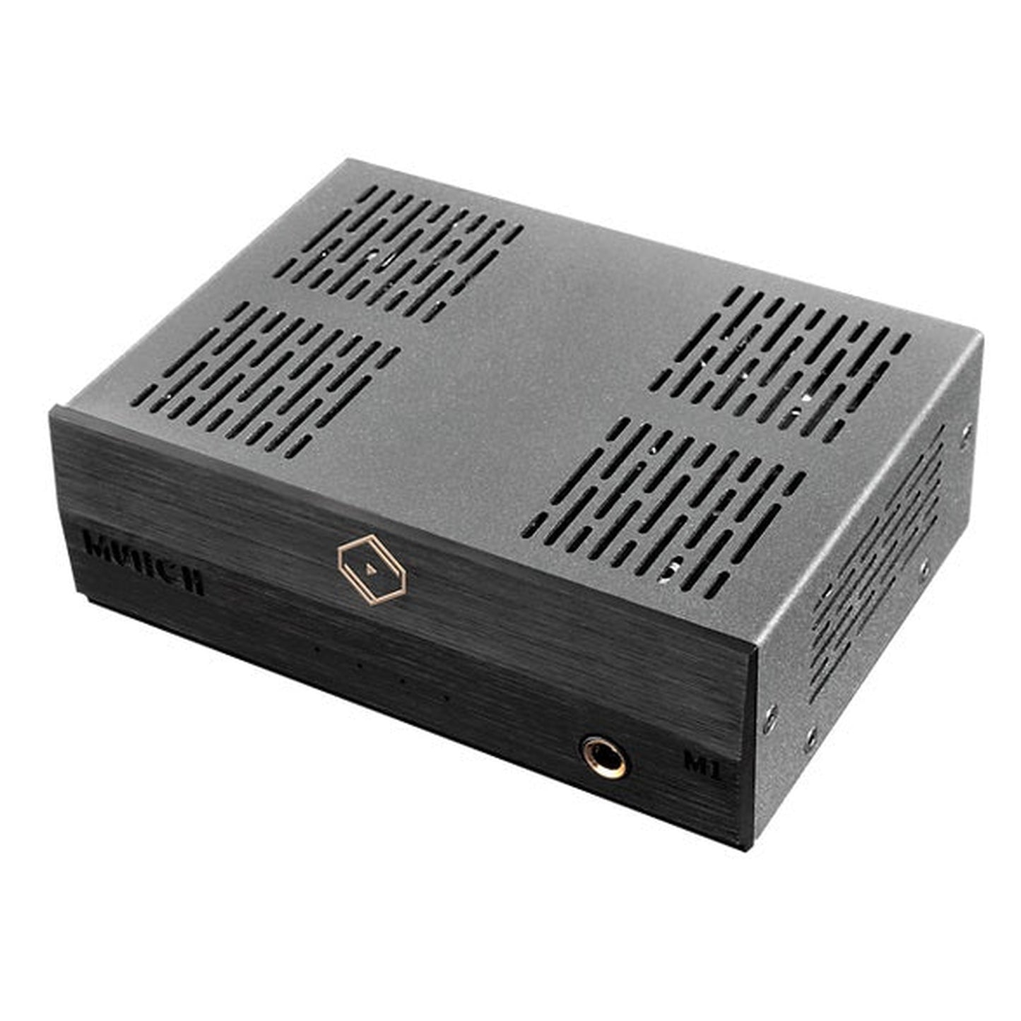 Silent Angel Munich M1 Netzwerk-Streamer & DAC Schrägansicht von hinten oben