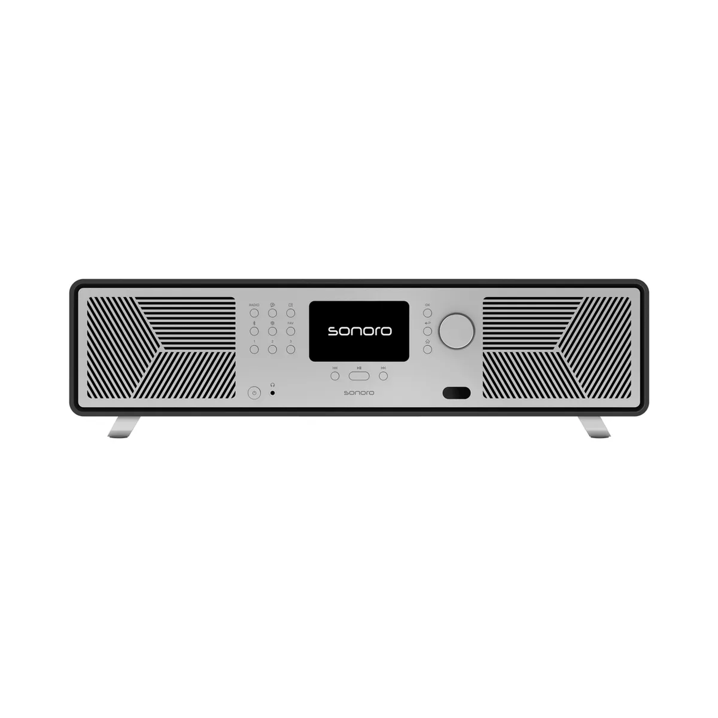 Sonoro Avaton All-in-One Frontansicht, Graphit matt