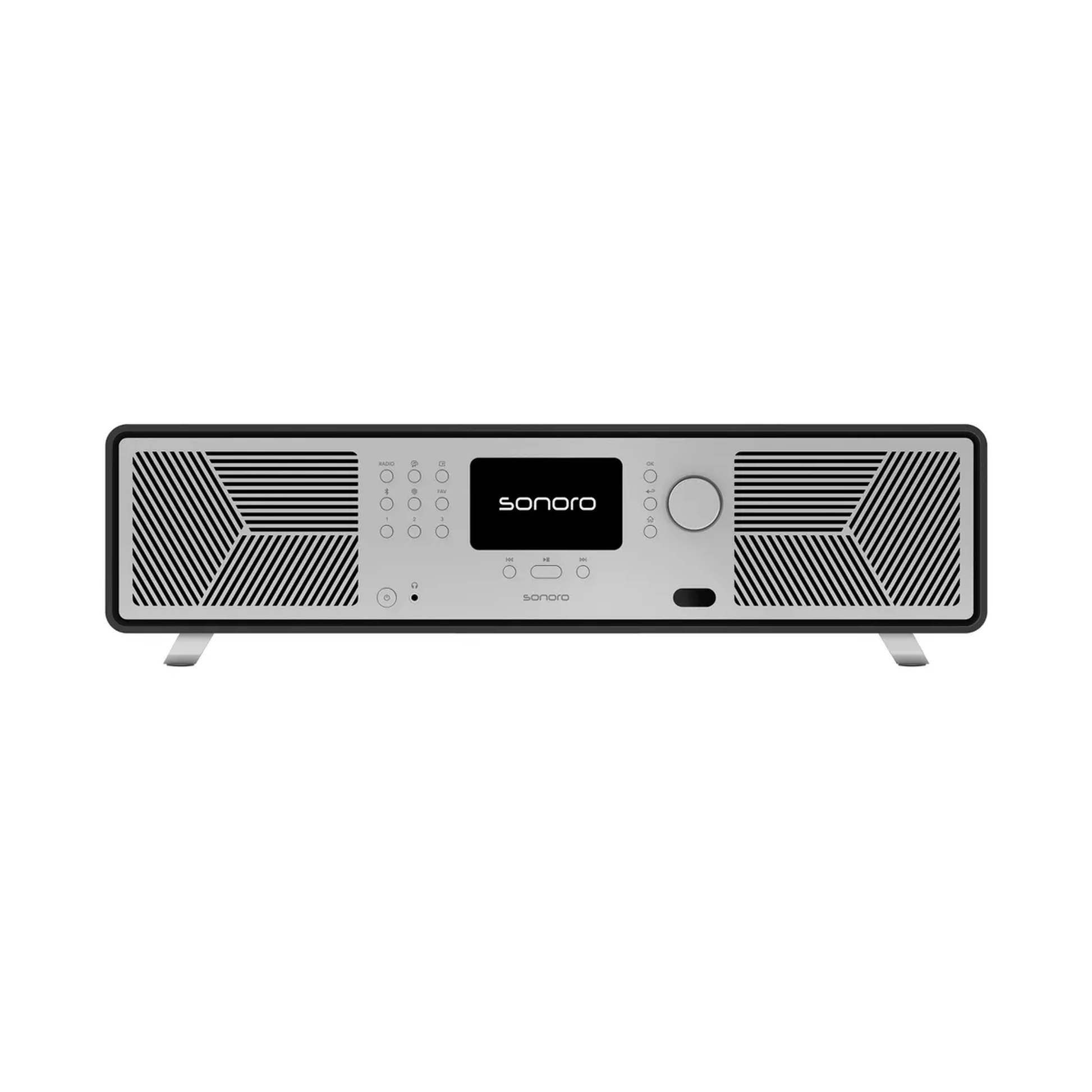 Sonoro Avaton All-in-One Frontansicht, Graphit matt