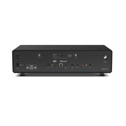 Sonoro Avaton All-in-One Rückansicht mit Anschlüssen, Schwarz matt