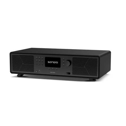 Sonoro Avaton All-in-One Schrägansicht, Schwarz matt