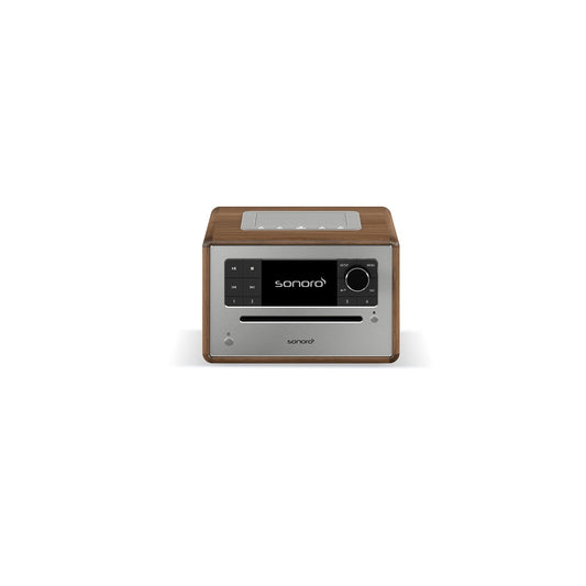 Sonoro Elite Internetradio Frontansicht, Walnuss