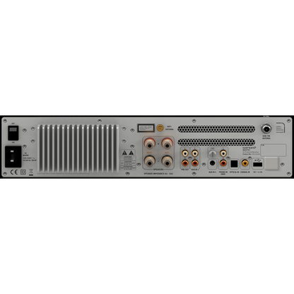 Sonoro Maestro Hi-Fi-Receiver des HiFi-Sets Maestro + Orchestra Gen.2 in Schwarz matt, Rückansicht mit Anschlüssen