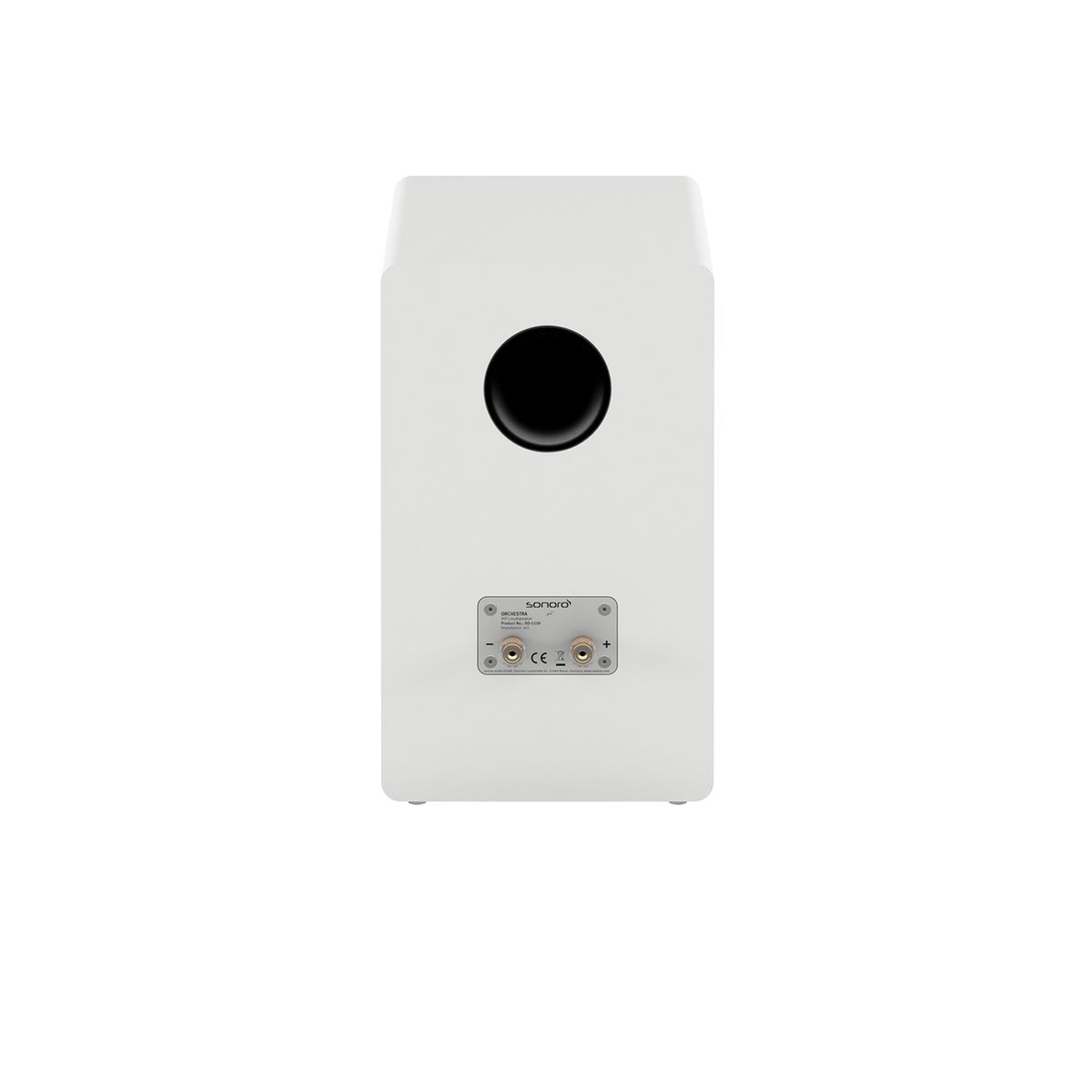 Sonoro Orchestra Gen.2 Regallautsprecher des HiFi-Sets Maestro + Orchestra Gen.2 in Weiss matt, Rückansicht