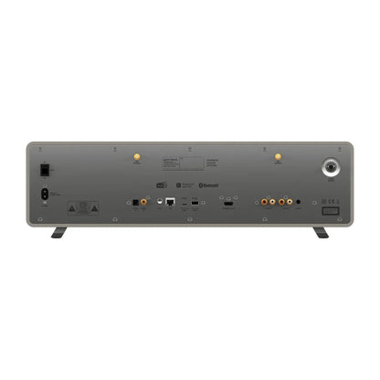 Sonoro Meisterstück Gen.2 All-in-One Rückansicht mit Anschlüssen, Sandstein matt