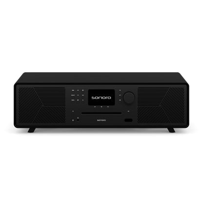 Sonoro Meisterstück Gen.2 All-in-One Frontansicht, Schwarz matt