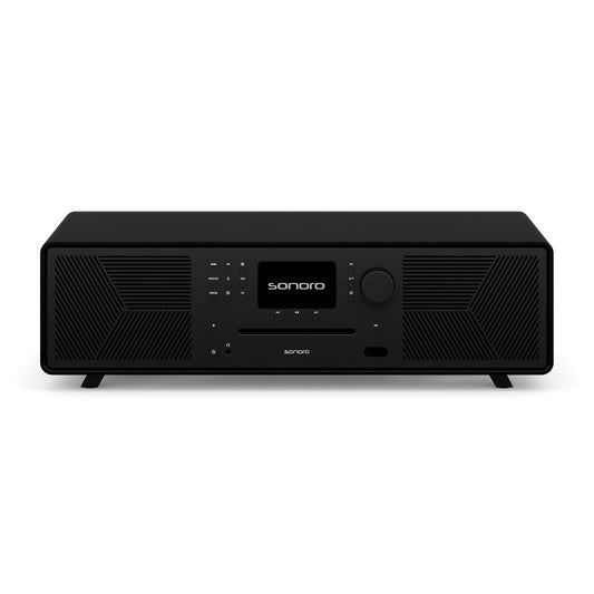 Sonoro Meisterstück Gen.2 All-in-One Frontansicht, Schwarz matt