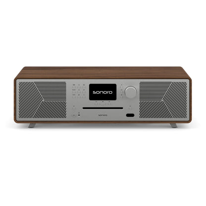 Sonoro Meisterstück Gen.2 All-in-One Frontansicht, Walnuss