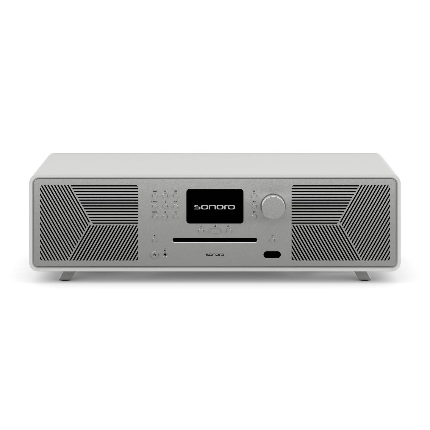 Sonoro Meisterstück Gen.2 All-in-One Frontansicht, Weiss matt