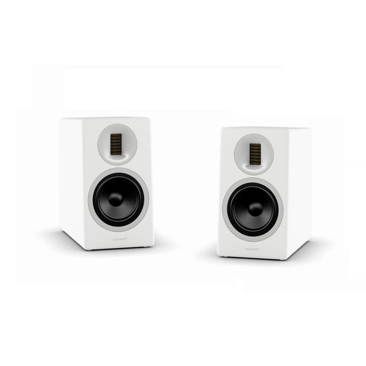 Sonoro Orchestra Gen.2 Regallautsprecher Stereopaar ohne Frontbespannung, Weiss matt