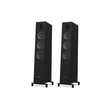 Sonoro Orchestra Shaped Signature Standlautsprecher Stereopaar, Schwarz matt