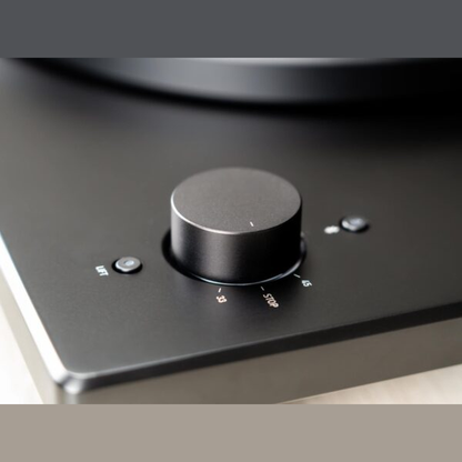 Sonoro Platinum Automatic EAS Plattenspieler Detailansicht Bedienknopf