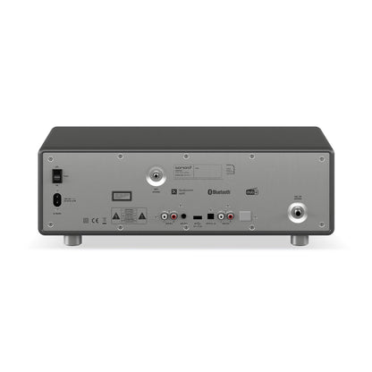 Sonoro Prestige All-in-One Rückansicht mit Anschlussfeld, Graphit matt