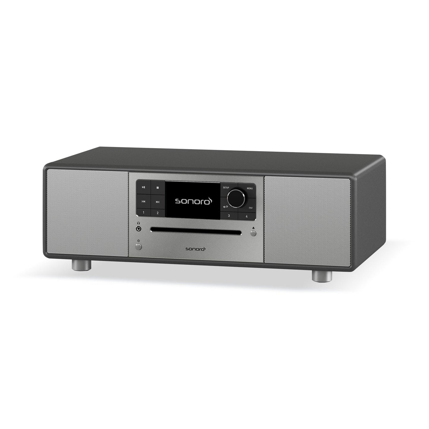 Sonoro Prestige All-in-One Schrägansicht von rechts, Graphit matt