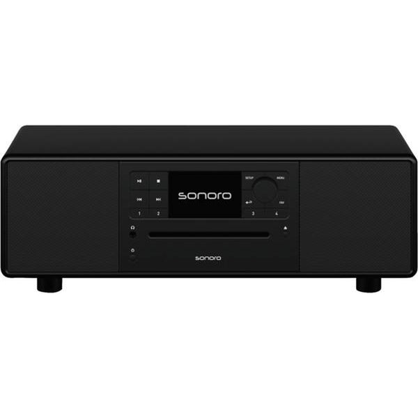 Sonoro Prestige All-in-One Schrägansicht, Schwarz matt