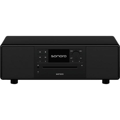 Sonoro Prestige All-in-One Schrägansicht, Schwarz matt