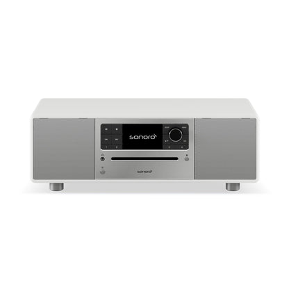 Sonoro Prestige All-in-One Frontansicht, Weiss hochglänzend
