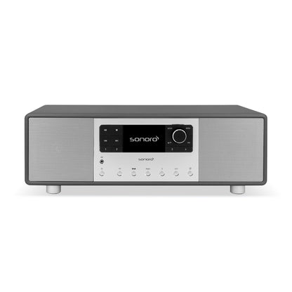 Sonoro Primus Musiksystem Frontansicht, Graphit matt