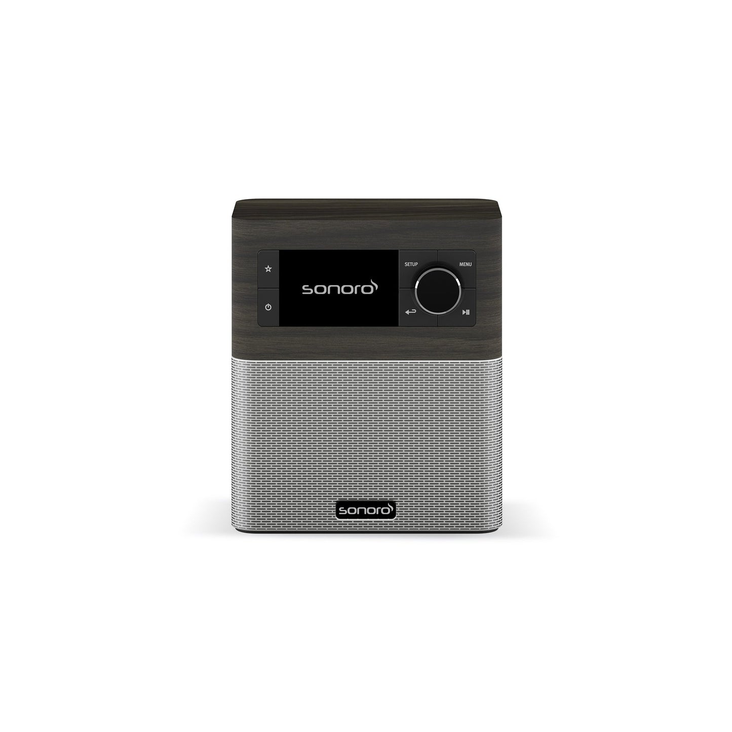 Sonoro Stream Internetradio Frontansicht, Mooreiche
