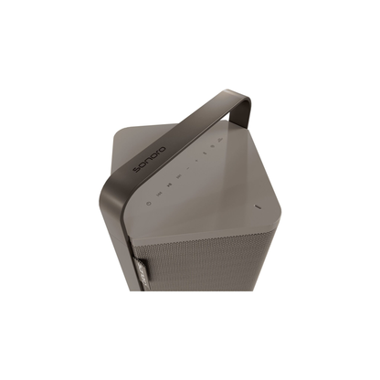 Sonoro Vibes L Bluetooth-Lautsprecher Detailansicht Bedienfeld, Tan