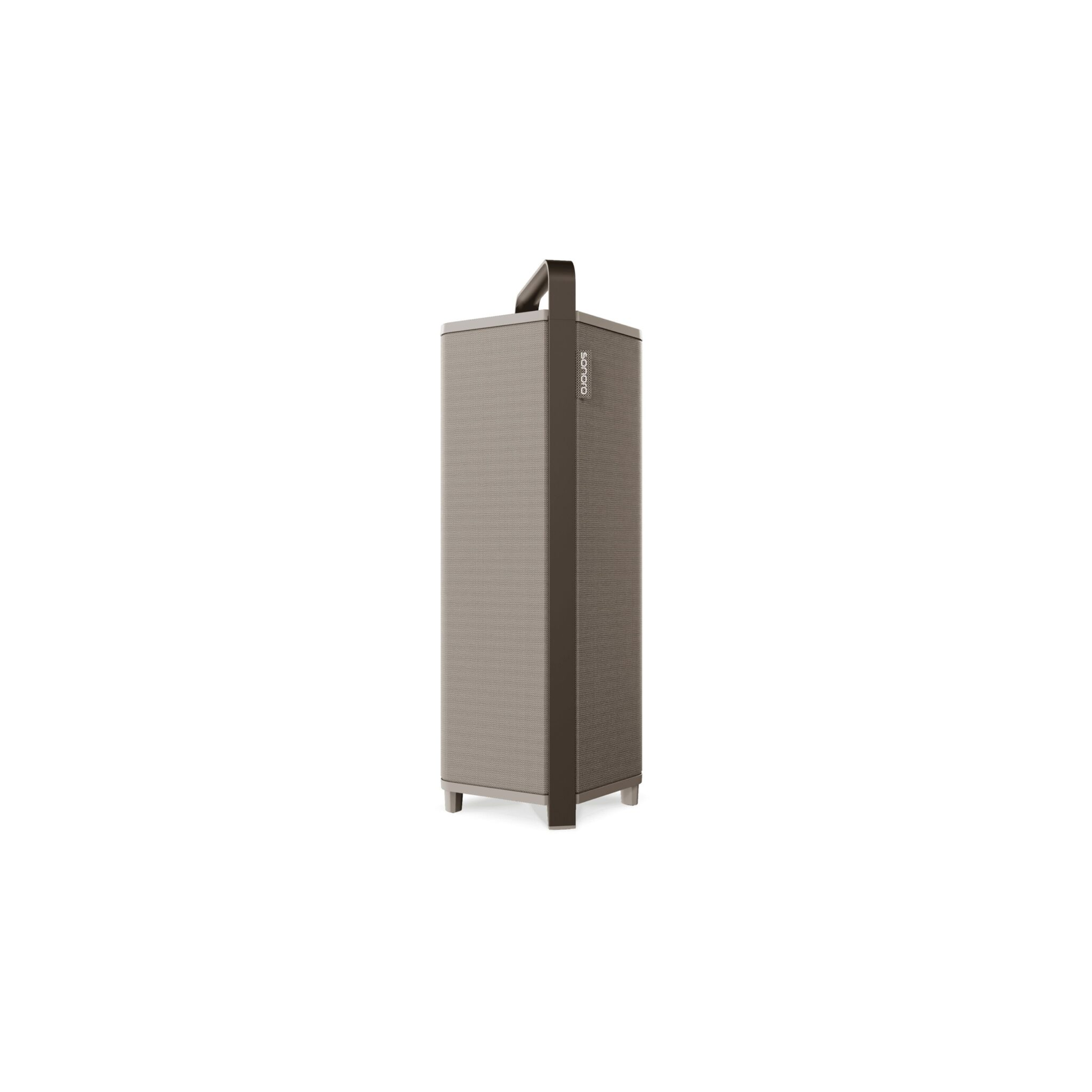 Sonoro Vibes XL Bluetooth-Lautsprecher Schrägansicht, Tan