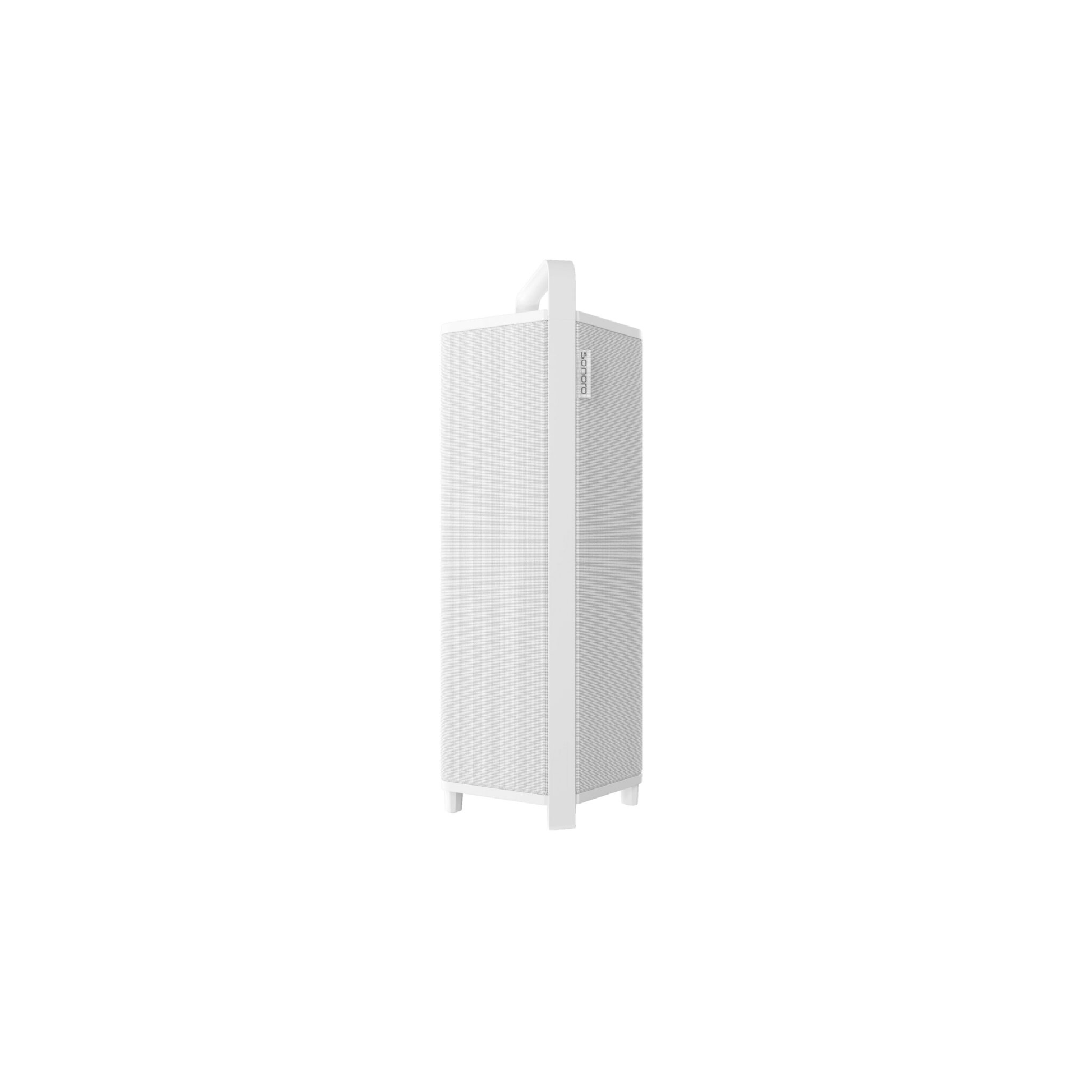 Sonoro Vibes XL Bluetooth-Lautsprecher Schrägansicht, Weiss
