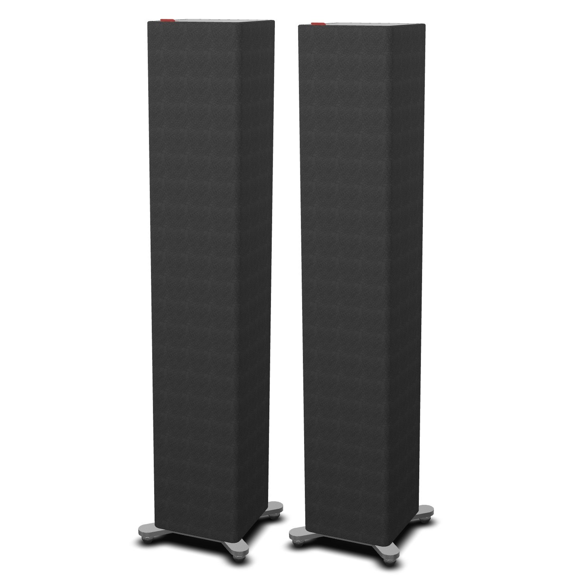 Sonox X100 Standlautsprecher Stereopaar in Anthrazit mit Stoffbespannung und Kreuzfuss