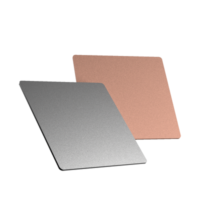 Sonox X150 Standlautsprecher Lieferumfang mit den Aluminium-Deckplatten in Silber und Bronze