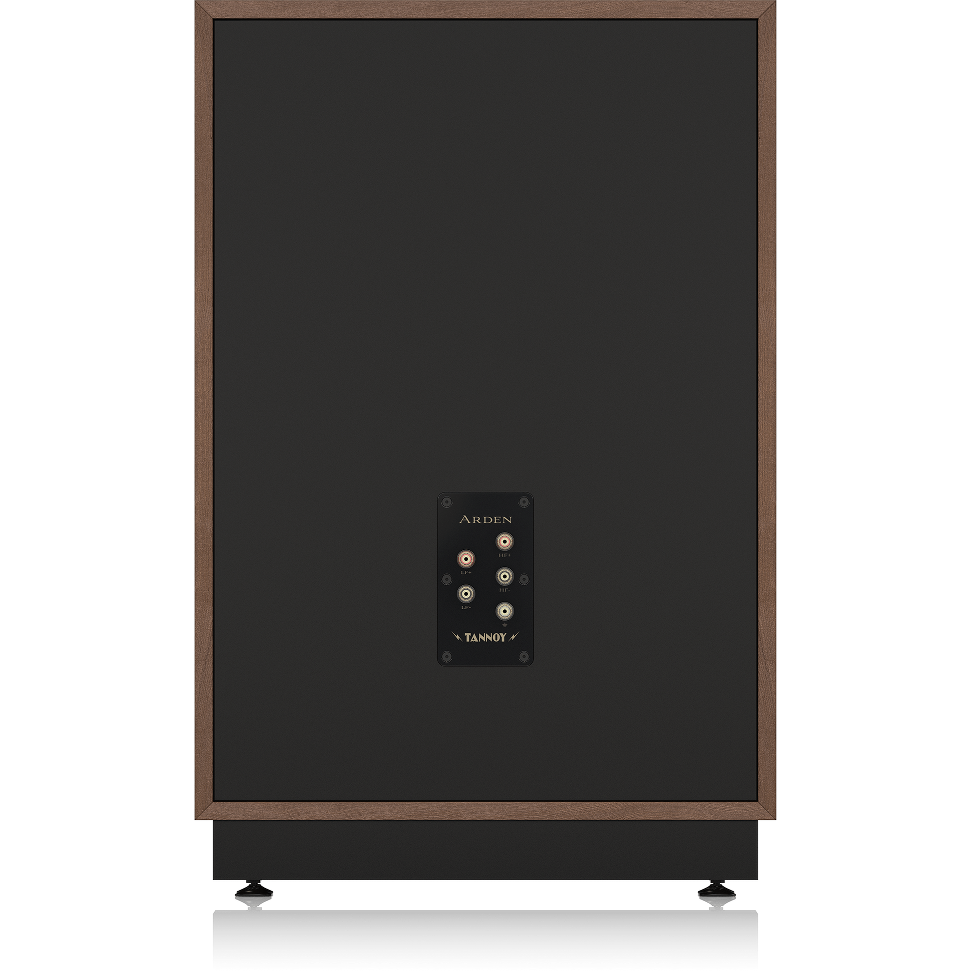 Tannoy Arden Legacy Standlautsprecher Rückansicht mit Anschlussfeld und Bi-Wiring-Terminals