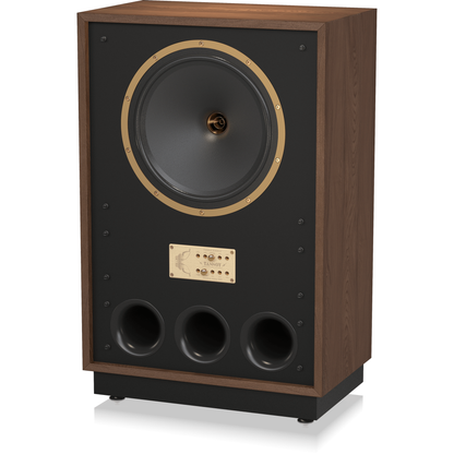 Tannoy Arden Legacy Standlautsprecher Schrägansicht von rechts ohne Frontbespannung mit Dual-Concentric-Chassis