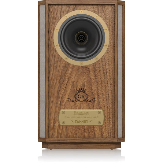 Tannoy Autograph Mini Regallautsprecher Frontansicht ohne Frontbespannung mit Dual-Concentric-Chassis