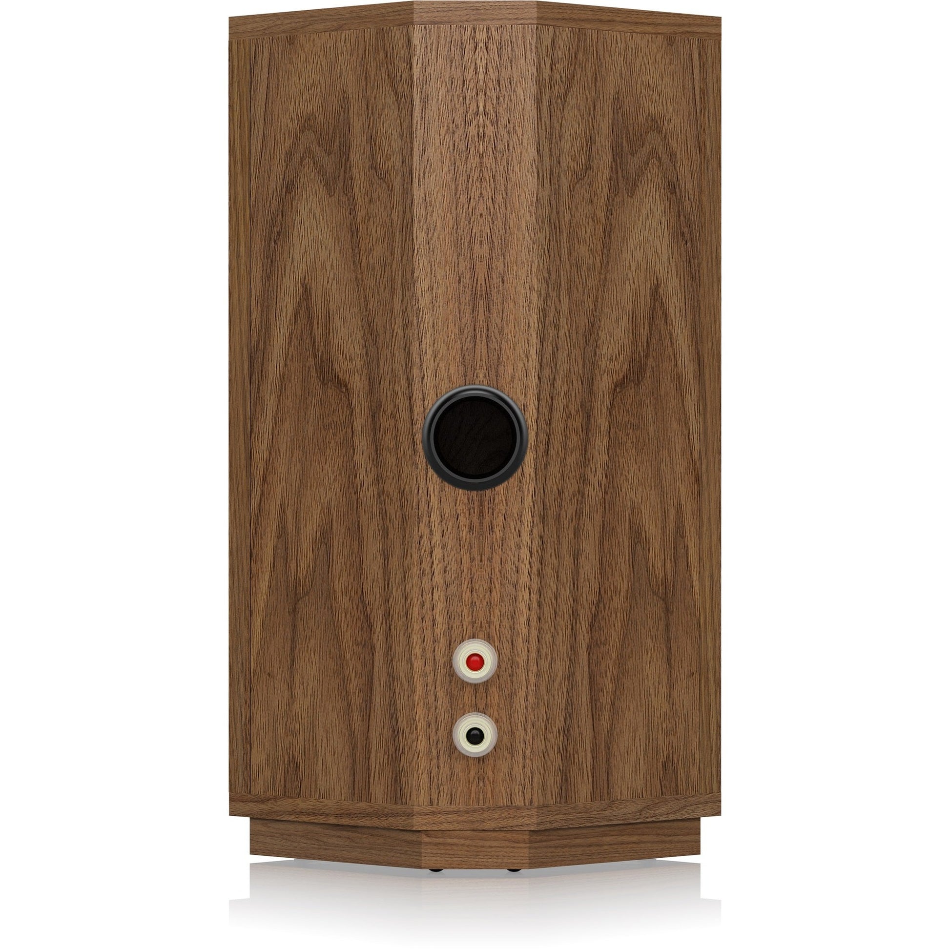 Tannoy Autograph Mini Regallautsprecher Rückansicht mit Bassreflexöffnung und Anschlussklemmen
