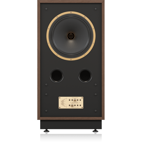 Tannoy Cheviot Legacy Standlautsprecher Frontansicht ohne Frontbespannung, Dual-Concentric-Chassis, zwei Reflexöffnungen