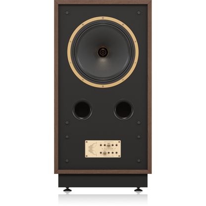 Tannoy Cheviot Legacy Standlautsprecher Frontansicht ohne Frontbespannung, Dual-Concentric-Chassis, zwei Reflexöffnungen