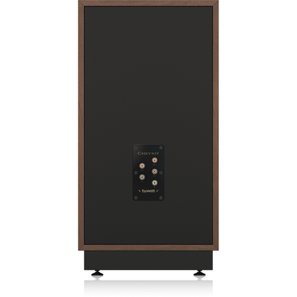 Tannoy Cheviot Legacy Standlautsprecher Rückansicht mit Anschlussfeld für Bi-Wiring und Erdungsklemme