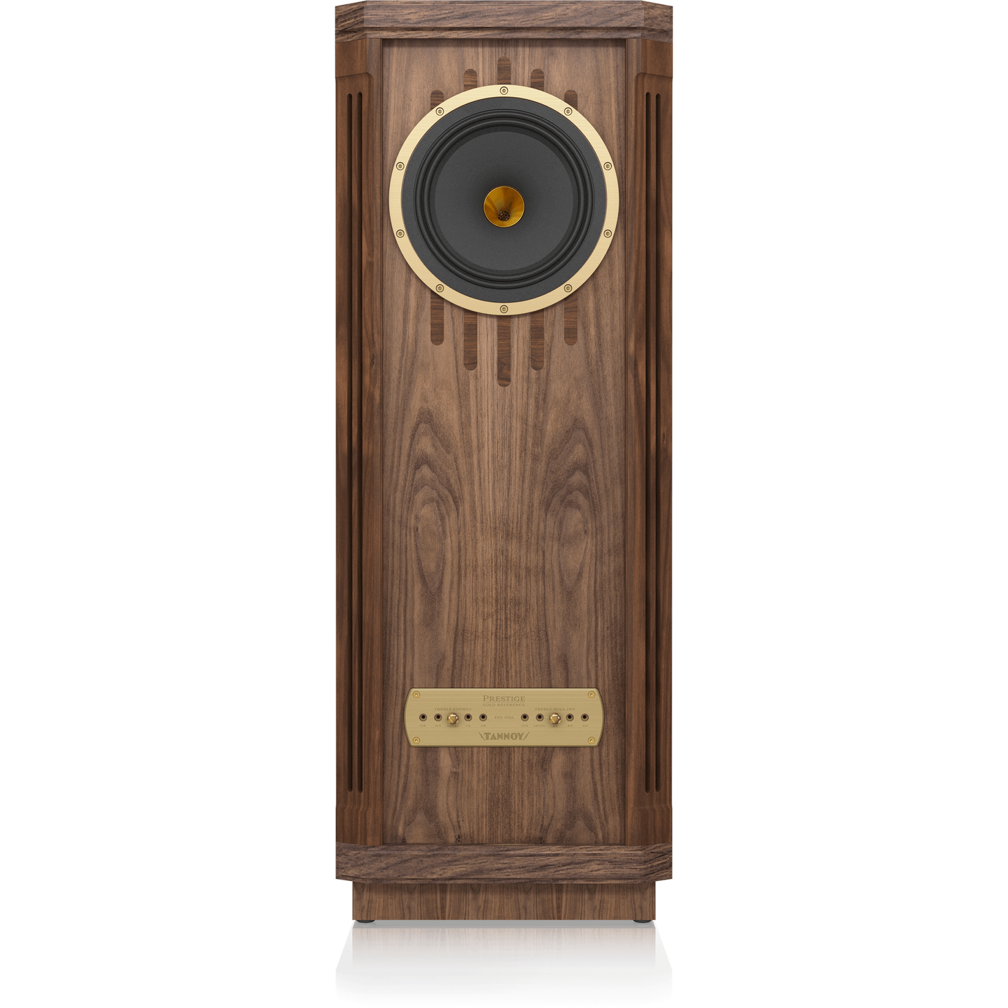 Tannoy Kensington GR Standlautsprecher Frontansicht ohne Frontbespannung mit Dual-Concentric-Treiber