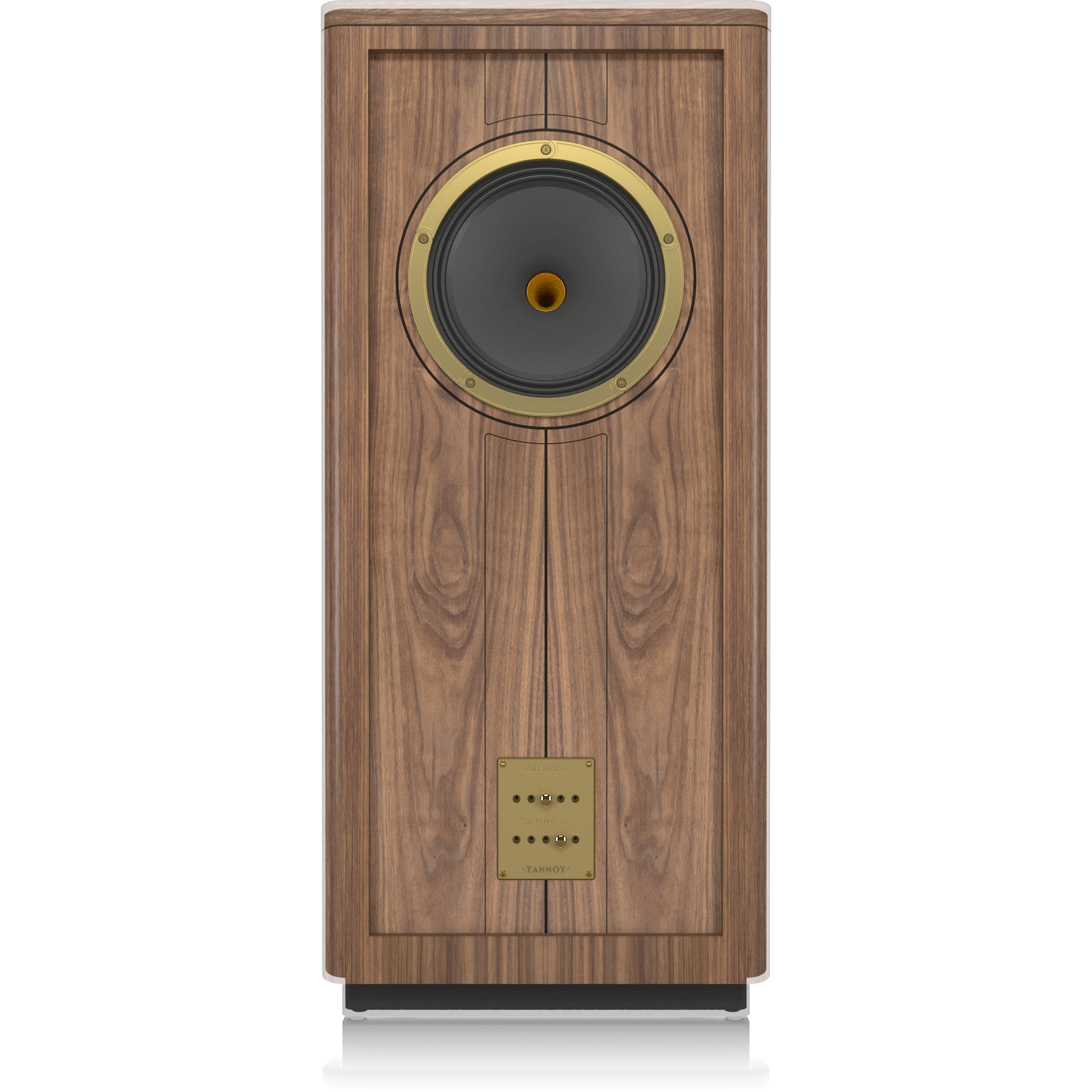 Tannoy Prestige GRF Standlautsprecher Frontansicht ohne Frontbespannung mit Dual-Concentric-Chassis