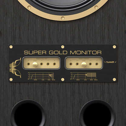 Tannoy SGM 10 Regallautsprecher Detailansicht Bedienfeld mit Höhenreglern Treble Roll Off und Energy