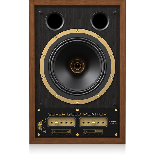 Tannoy SGM 10 Regallautsprecher Frontansicht ohne Frontbespannung mit Dual-Concentric-Chassis