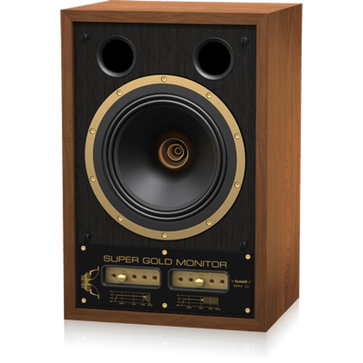 Tannoy SGM 10 Regallautsprecher Schrägansicht von rechts ohne Frontbespannung