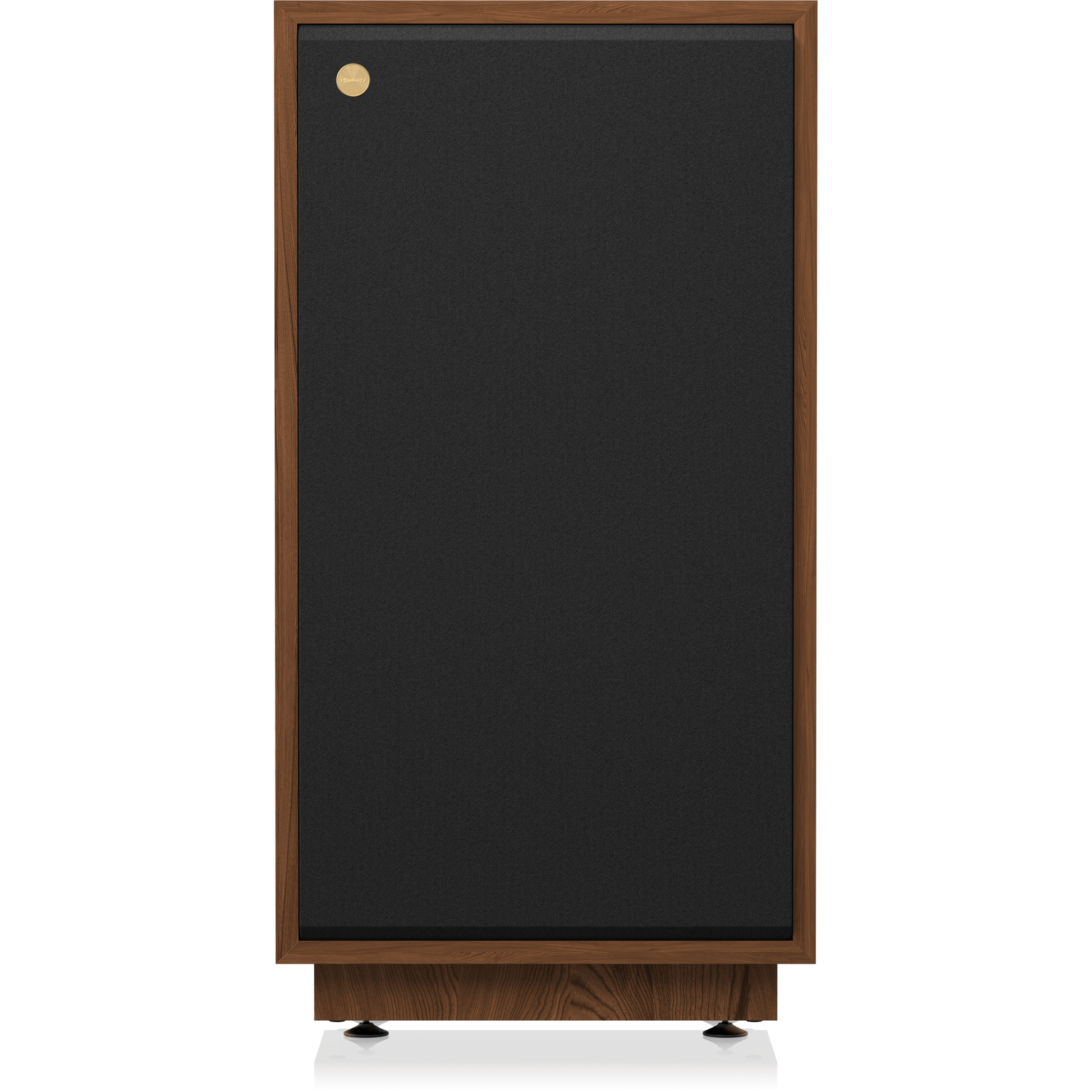 Tannoy SGM 12 Standlautsprecher Frontansicht mit montierter Frontbespannung und Sockel