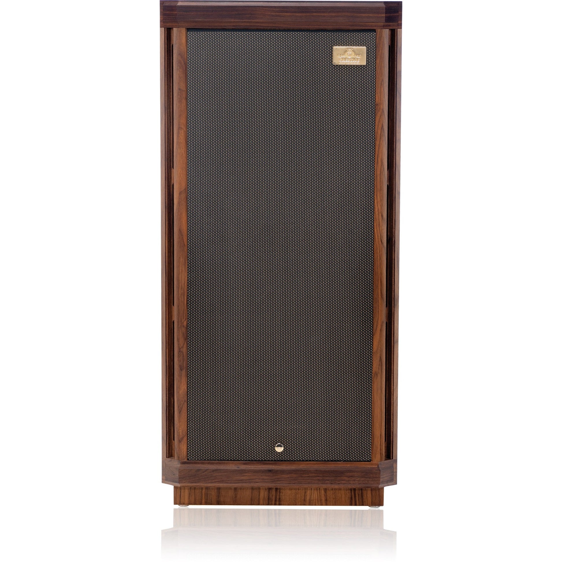 Tannoy Stirling GR Standlautsprecher Frontansicht mit montierter Frontbespannung