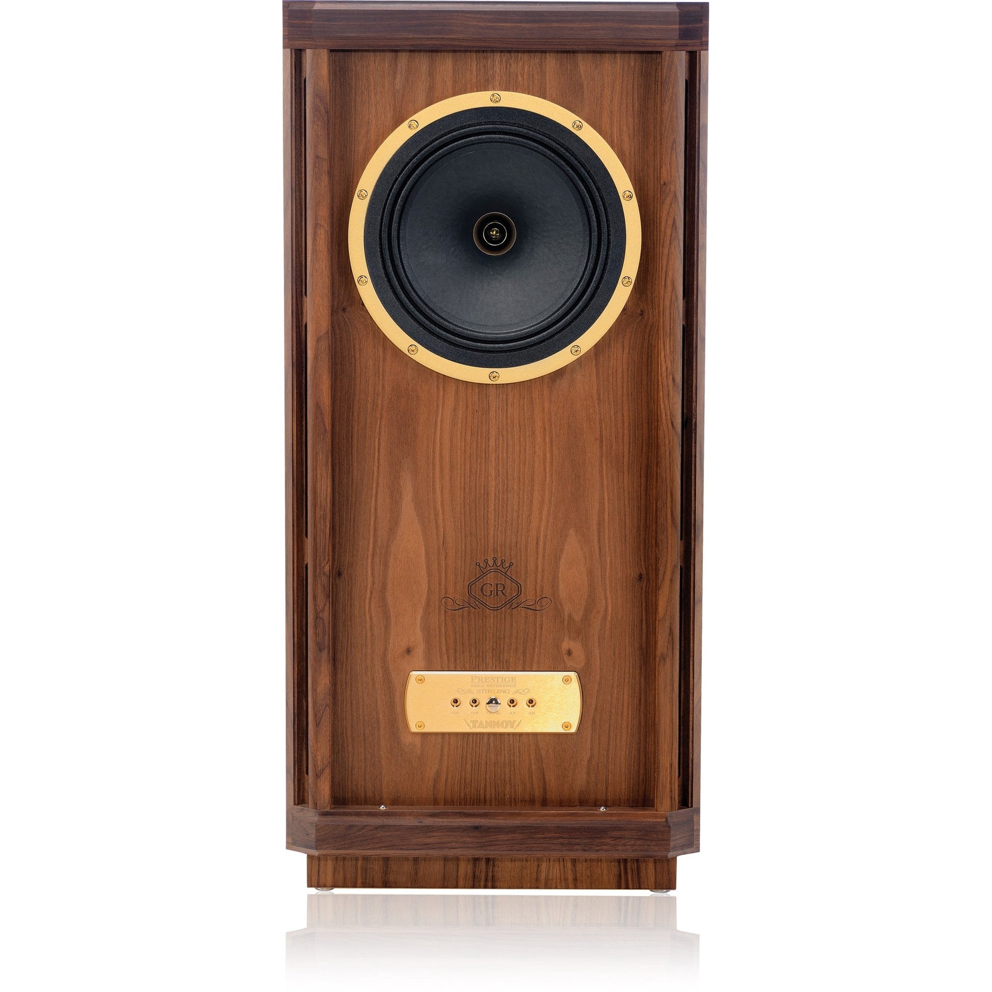 Tannoy Stirling GR Standlautsprecher Frontansicht ohne Frontbespannung mit Dual-Concentric-Treiber