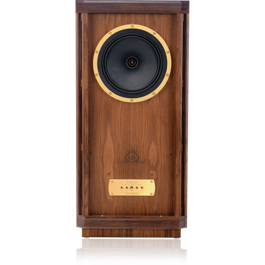 Tannoy Stirling GR Standlautsprecher Frontansicht ohne Frontbespannung mit Dual-Concentric-Treiber