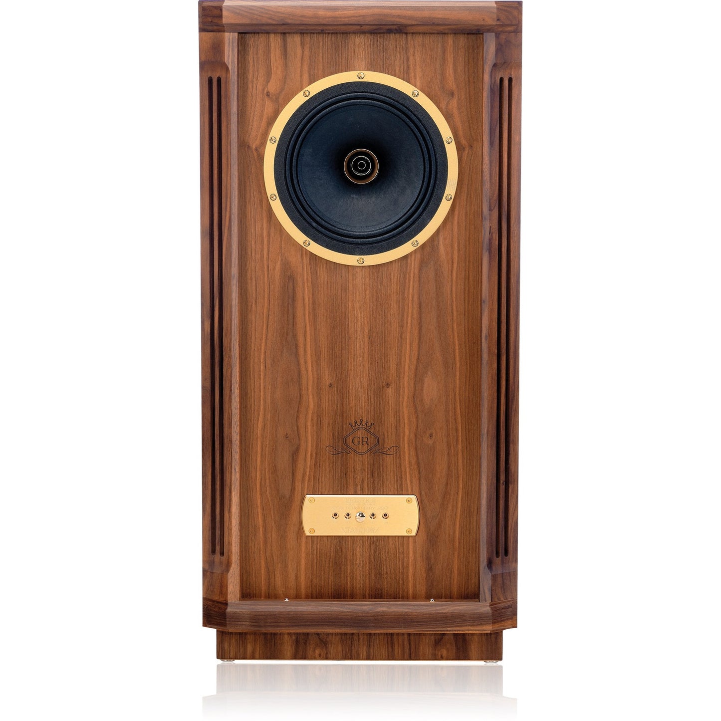 Tannoy Turnberry GR Standlautsprecher Frontansicht ohne Frontbespannung mit Dual-Concentric-Chassis