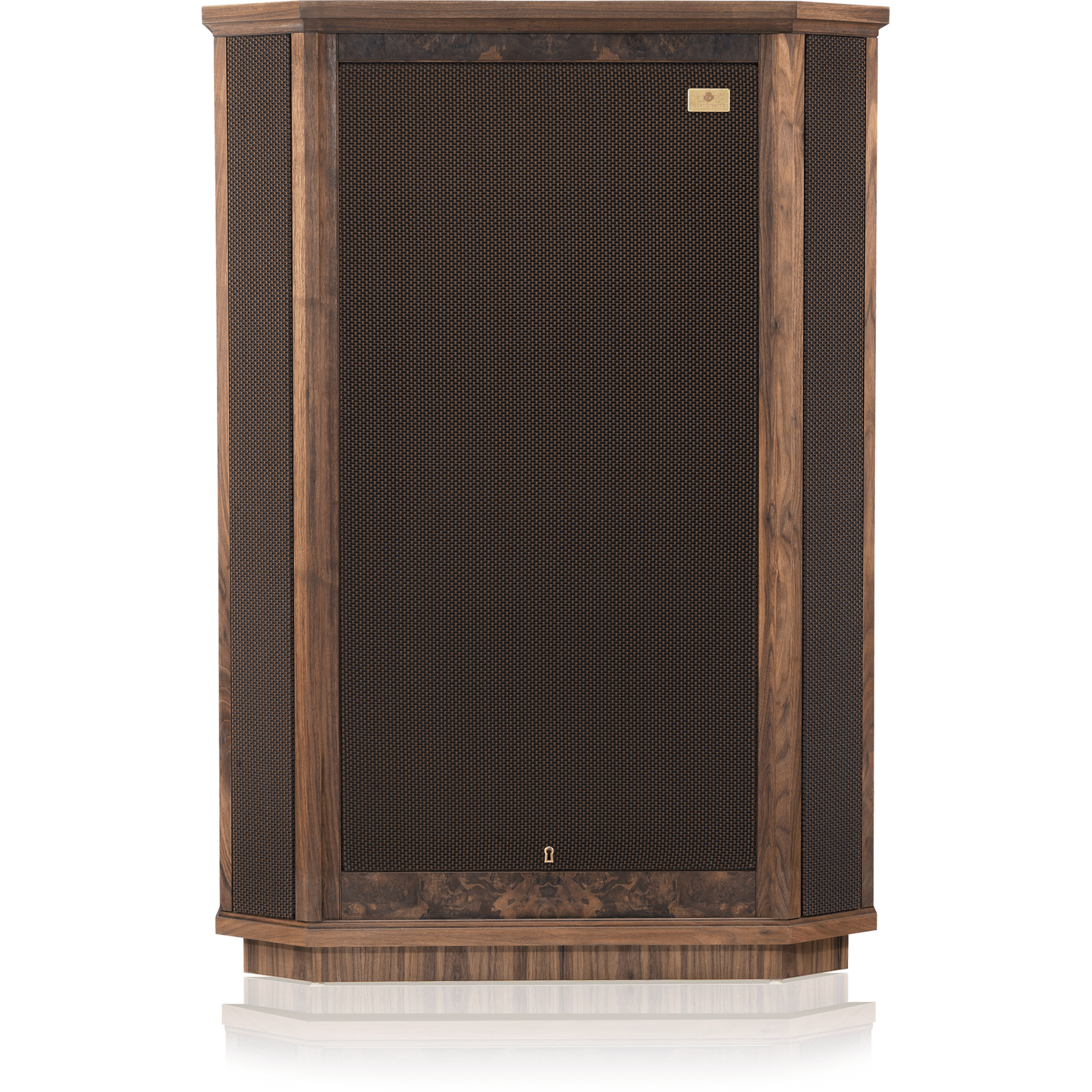 Tannoy Westminster Royal GR Standlautsprecher Frontansicht mit montierter Frontbespannung