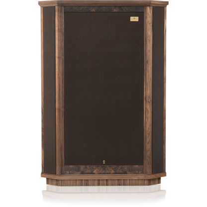 Tannoy Westminster Royal GR Standlautsprecher Frontansicht mit montierter Frontbespannung